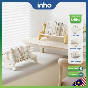INHO L46cm Cute Deer Kids Storage Bookshelf / Organizer Shelf